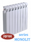 Радиатор биметаллический RIFAR МONOLIT (боковое подключение) 500/14 секций с доставкой в Йошкар-Ола